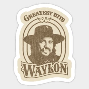 VINTAGE - Greatest hits Waylon Jennings Sticker